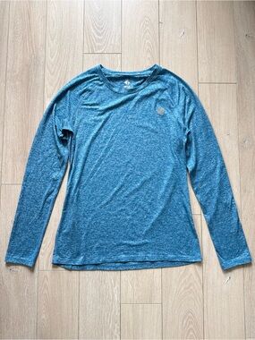 Rabbit Women's EZ Tee Long Sleeve Heather Teal Size Medium